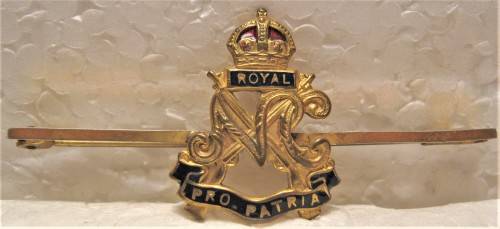 ROYAL NATAL CARBINEERS SWEEHEART BROOCH IN VERY GOOD CONDITION