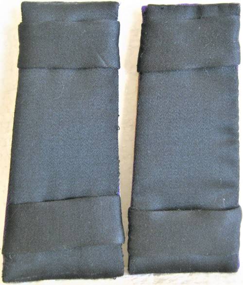 OLD S.A. NAVY CHAPLAIN`S SOFT SHOULDER STRAPS VARIANT WITH BULLION LIONS IN AN UNUSED CONDITION