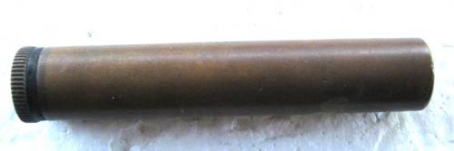 ORIGINAL WW1/WW2 BRITISH ARMY SMLE LEE ENFIELD RIFLE BRASS OIL BOTTLE IN GOOD CONDITION