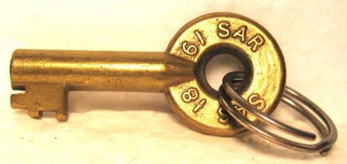 OLD SOUTH AFRICAN RAILWAYS SWITCH KEY DATED 1981 IN VERY GOOD CONDITION