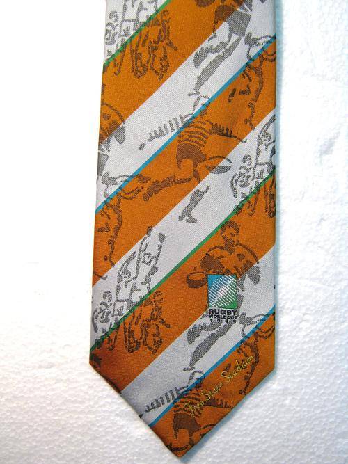 1995 RUGBY WORLD CUP "FREE STATE STADIUM" TIE IN VERY GOOD CONDITION