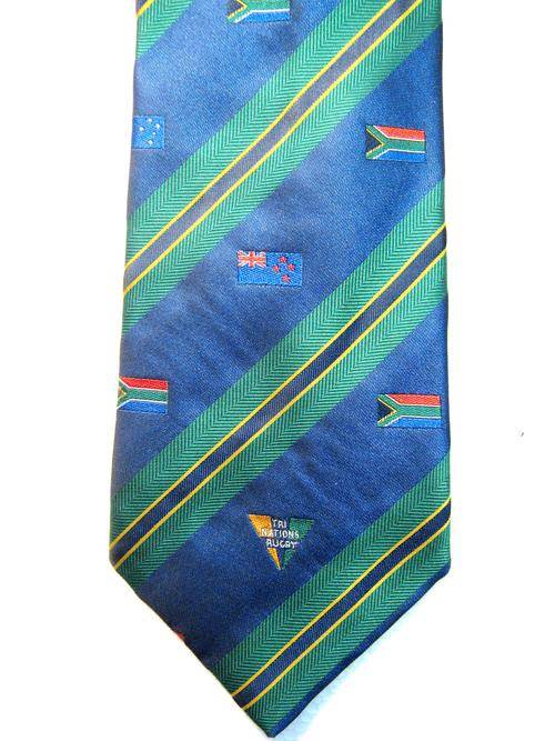 OLD SOUTH AFRICA vs AUSTRALIA TRI NATIONS RUGBY TIE IN GOOD CONDITION