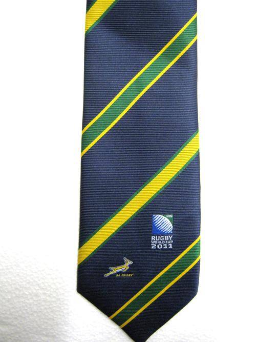 2011 RUGBY WORLD CUP TIE STILL IN ITS WRAPPER
