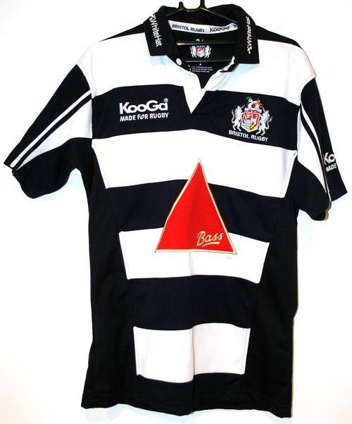 BRISTOL RUGBY SUPPORTERS JERSEY IN VERY GOOD CONDITION - SIZE SMALL