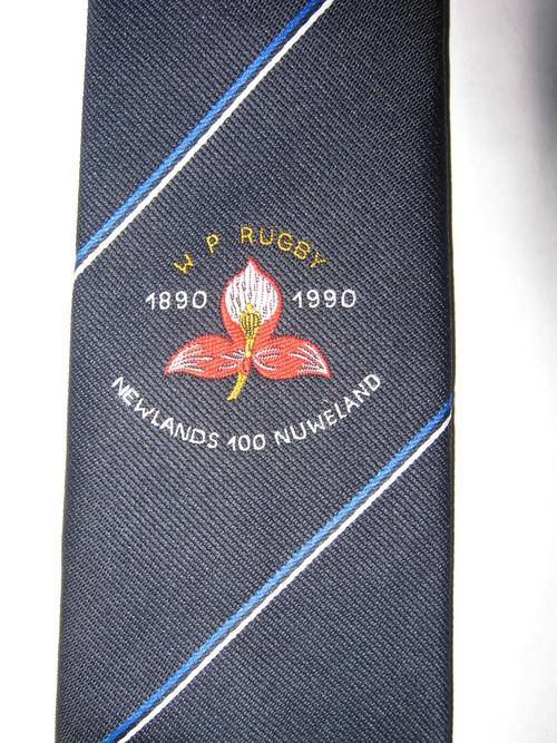 NEWLANDS RUGBY STADIUM CENTENARY TIE 1890 - 1990 - Very good condition