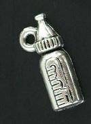 Baby Bottle Charm - 17x8mm - Scrapbooking Embellishment, Crafts or Jewelry