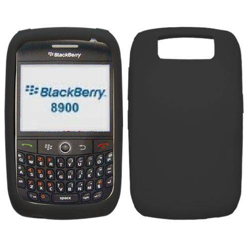 BlackBerry Curve Silicone Skin Cover - Black