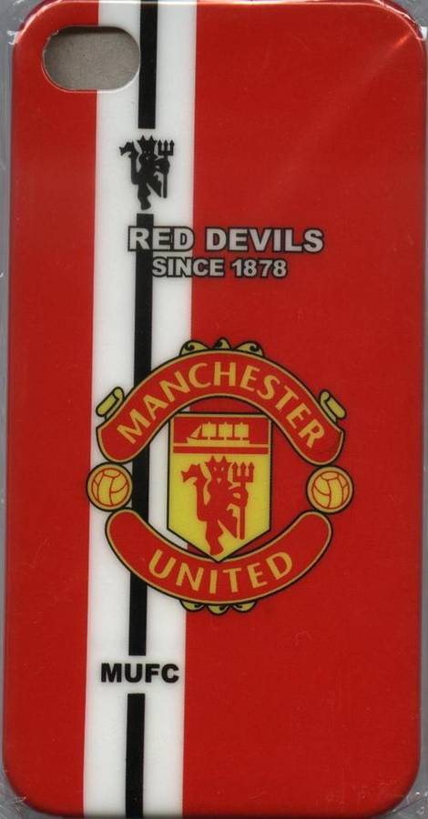 Crazy R1 Start!!! Apple IPhone 4G Manchester United Hard Cover