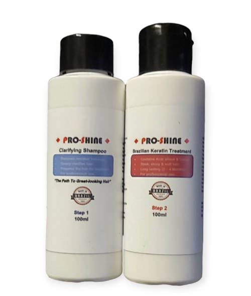 Pro-Shine 2 step Brazilian Keratin Treatment -  100ml Kit