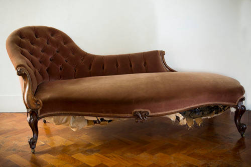 Victorian Rosewood Chaise Longue & Parlor Chair OWNER RELOCATING