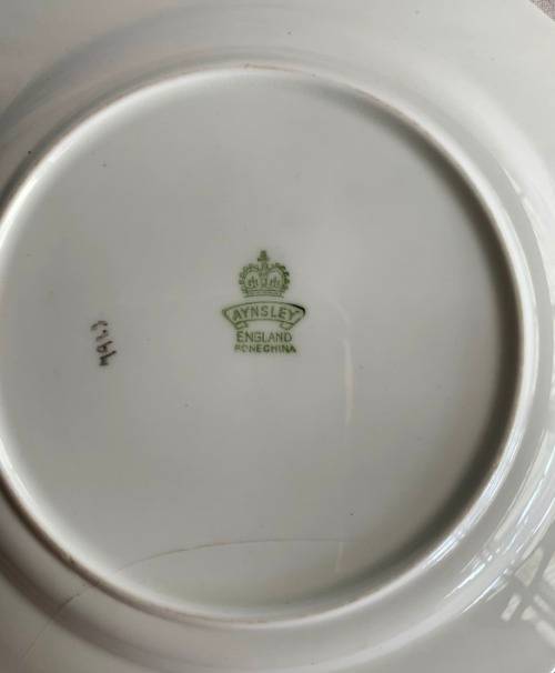 Aynsley Cake plate and Saucer