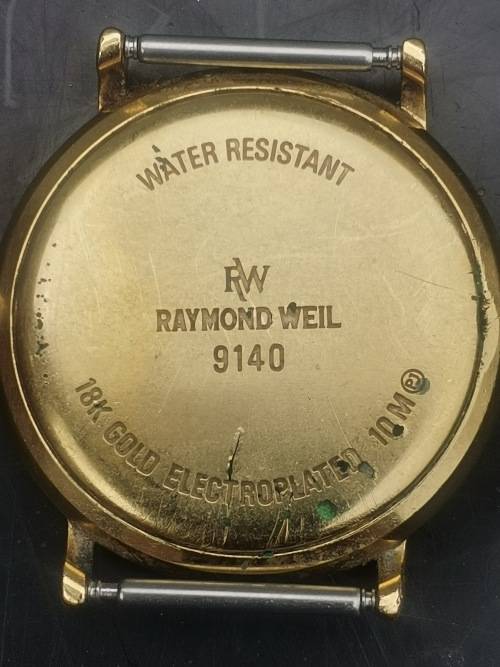 RAYMOND WEIL MENS WATCH - 9140 - EXCELLENT WORKING CONDITION