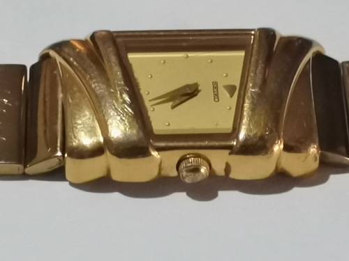 ELEGANT & EXOTIC LADIES SEIKO GOLD PLATED QUARTZ WATCH IN EXCELLENT WORKING CONDITION