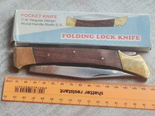 VINTAGE 6` STAINLESS STEEL POCKET KNIFE