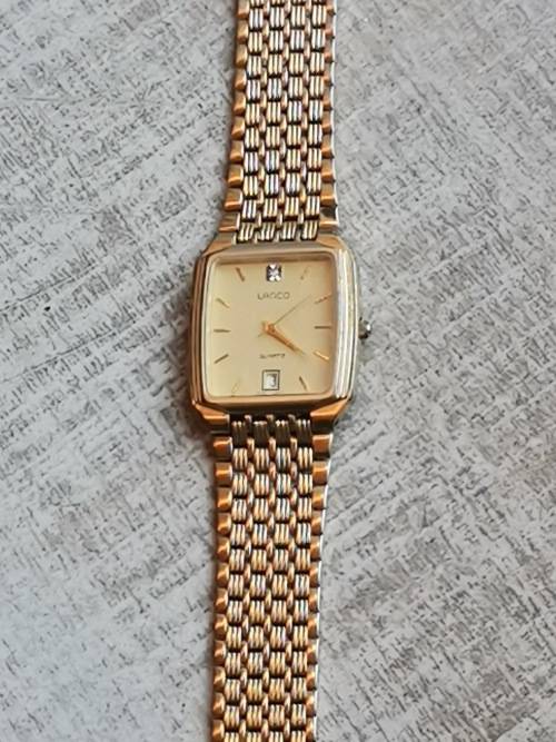LANCO GOLD PLATED LADIES WATCH IN EXCELLENT WORKING CONDITION
