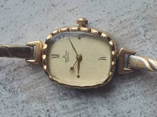 VINTAGE LADIES DELFIN EDOX GOLD PLATED QUARTZ WATCH IN EXCELLENT WORKING CONDITION