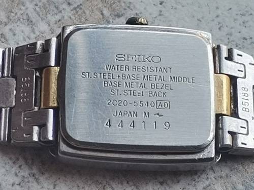 SEIKO LADIES 2 TONE WATCH IN EXCELLENT WORKING CONDITION VALUED @ R3000