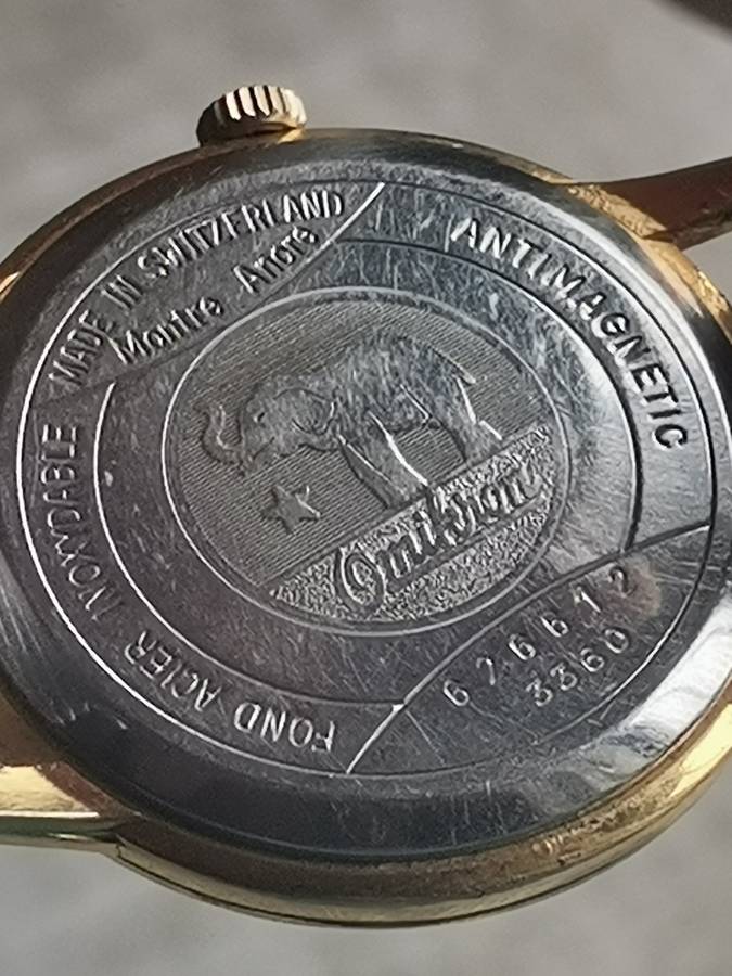 VINTAGE OMIKRON SWISS 21 RUBIS MENS WATCH IN EXCELLENT WORKING CONDITION