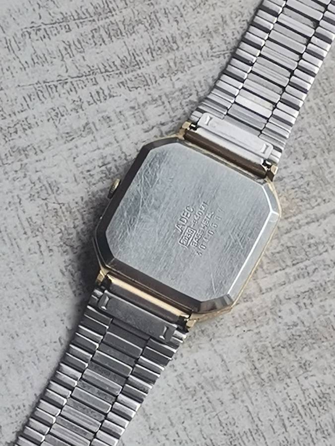 MENS VINTAGE ADEC GOLD PLATED WATCH IN EXCELLENT WORKING CONDITION