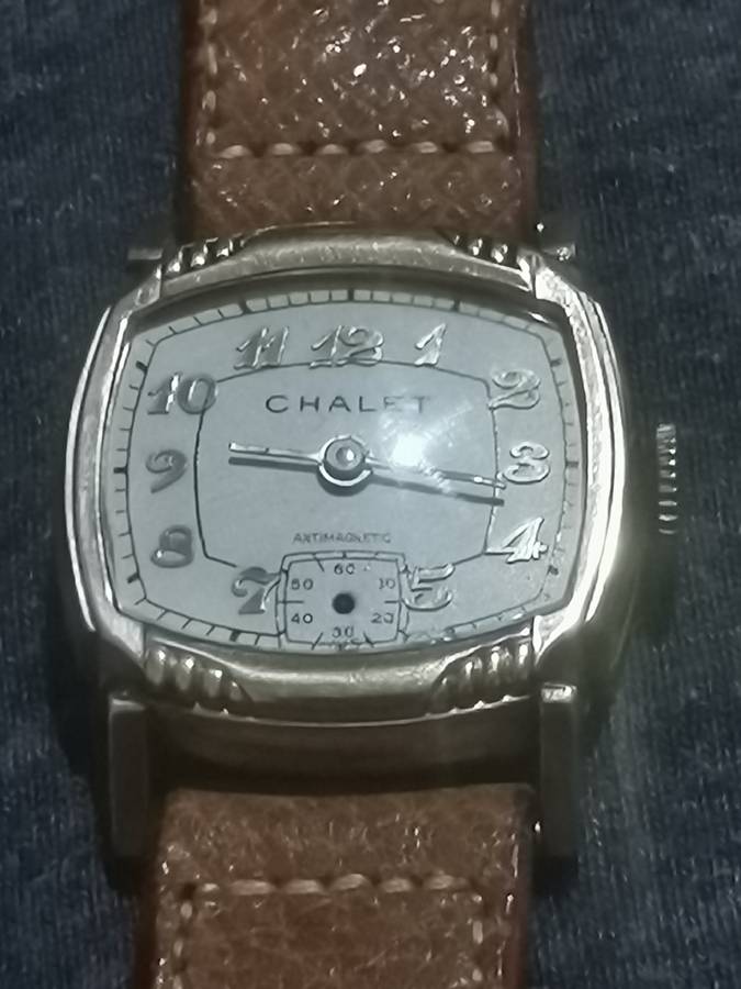 LADIES VINTAGE MID-CENTURY CHALET 10K RGP GOLD AUTOMATIC WATCH IN EXCELLENT WORKING CONDITION