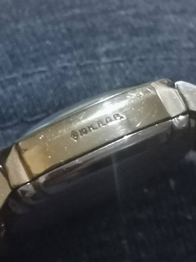 LADIES VINTAGE MID-CENTURY CHALET 10K RGP GOLD AUTOMATIC WATCH IN EXCELLENT WORKING CONDITION