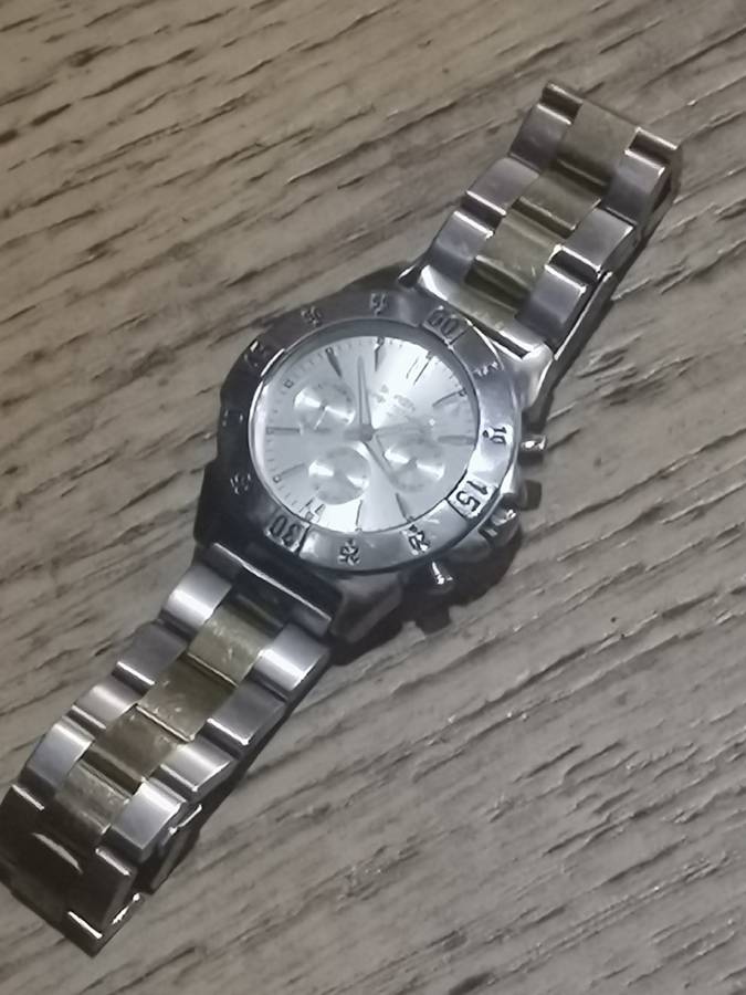 BUREN SPORTSTAR CLASSIC MENS STAINLESS STEEL WATCH IN EXCELLENT WORKING CONDITION