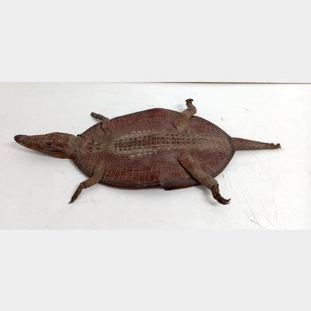 GENUINE PRESERVED CROCODILE BAG