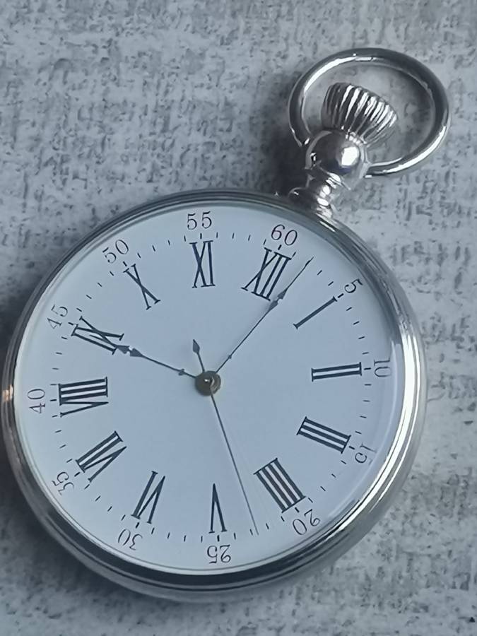 STUNNING MENS POCKET WATCH NEW WITH DISPLAY BOX