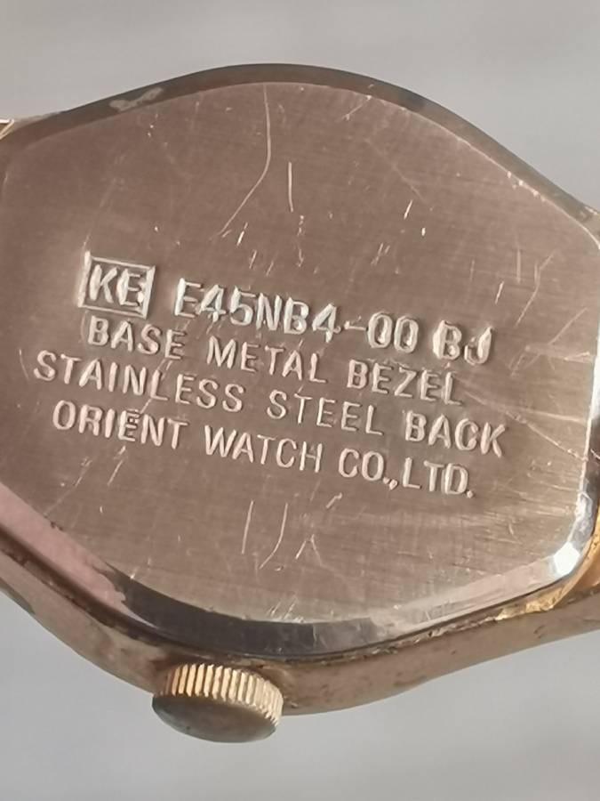 ORIENT FX LADIES GOLD PLATED WATCH IN EXCELLENT WORKING CONDITION