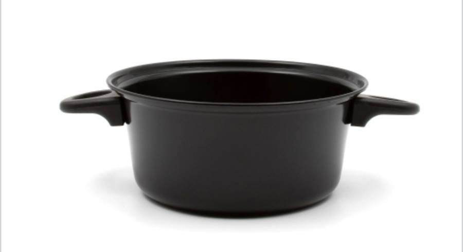 NEW ALPINE GREY 19 PIECE IRON NON STICK COOKWARE POT SET - BLACK