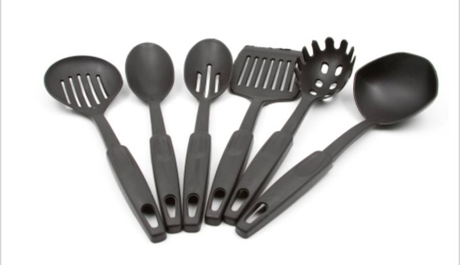 NEW ALPINE GREY 19 PIECE IRON NON STICK COOKWARE POT SET - BLACK