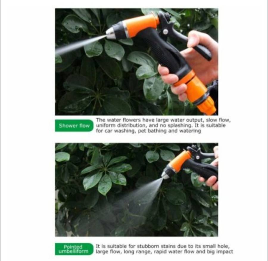 12V HIGH PRESSURE PORTABLE ELECTRIC WATER PUMP CAR WASH GUN