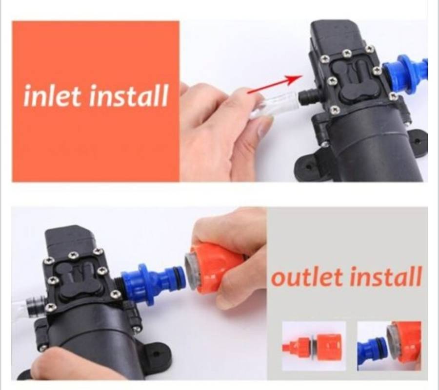 12V HIGH PRESSURE PORTABLE ELECTRIC WATER PUMP CAR WASH GUN