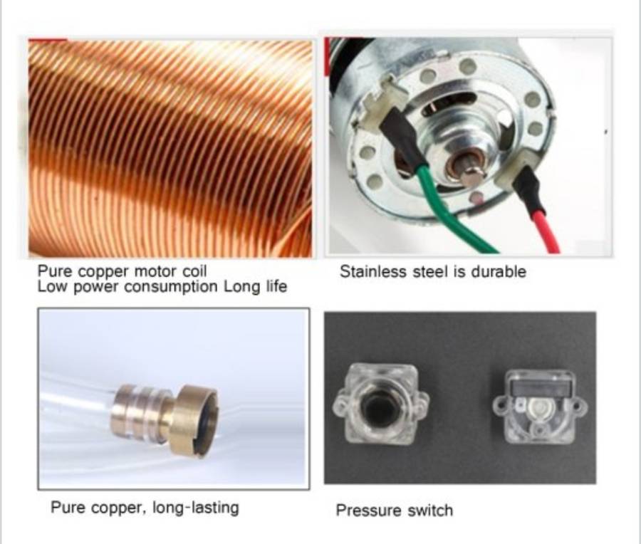 12V HIGH PRESSURE PORTABLE ELECTRIC WATER PUMP CAR WASH GUN