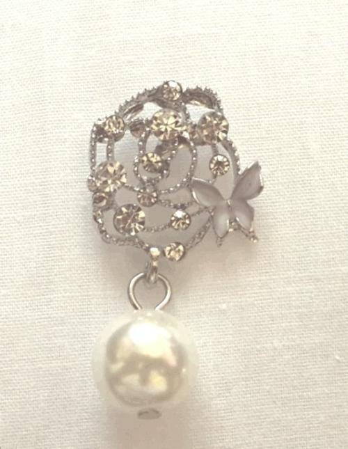 Set of Crystal Earrings - Pearl Drop
