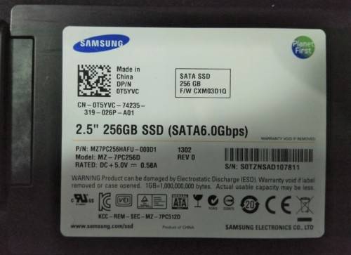 256GB SSD | 2.5" 256GB SSD Samsung SATA 6 Gbps Solid State Drive