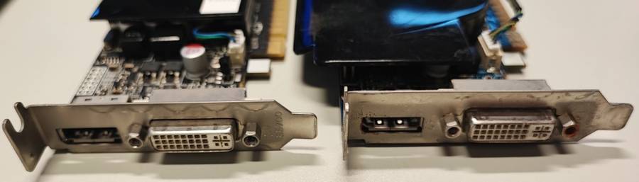 2 x Graphics Cards - 1 Nvidia GeForce GT630 2GB - 1 Nvidia GeForce GT420 1GB