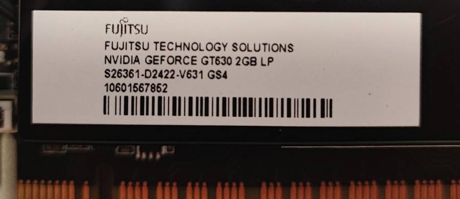 2 x Graphics Cards - 1 Nvidia GeForce GT630 2GB - 1 Nvidia GeForce GT420 1GB