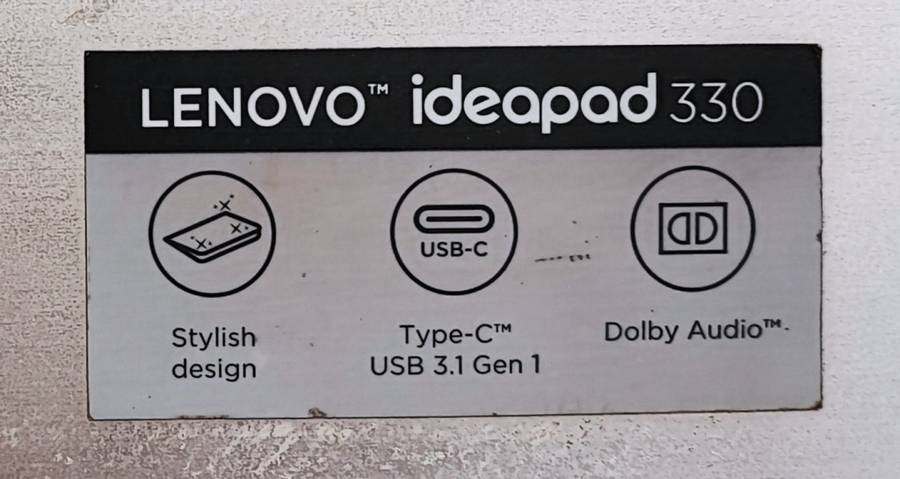 Lenovo IdeaPad 330 Intel Core i5 8th Gen - For Spares or Repairs, read description