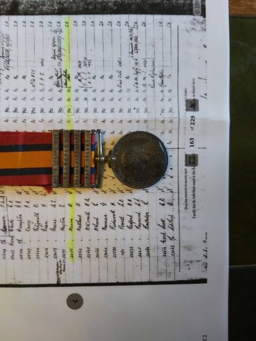 QSA Queens South Africa Boer War Medal