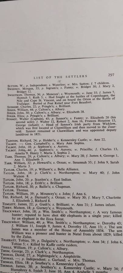 QSA Boer War - Queens South Africa Medal - 1820 Settler Family