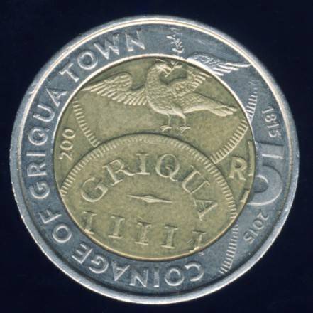 2015 Griqua R5 Coin, No Reserve