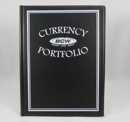 Banknote Collector`s Folder, Hardcover 10 Pages Album for Banknote Collection, A4 Folder