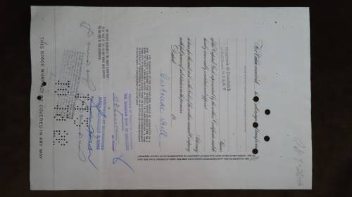 New York Central Railroad Company, Stock Certificate, 1955, 25 Shares
