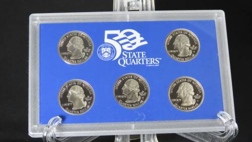 USA , 1999 Complete Proof Coin Set, Including Statehood Quarters, 9 coin Set
