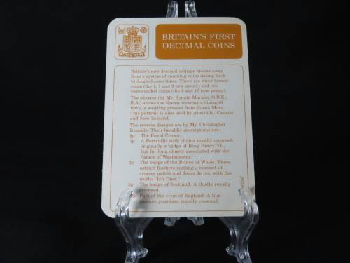 Great Britain First Decimal Coins, 1971Uncirculated Set
