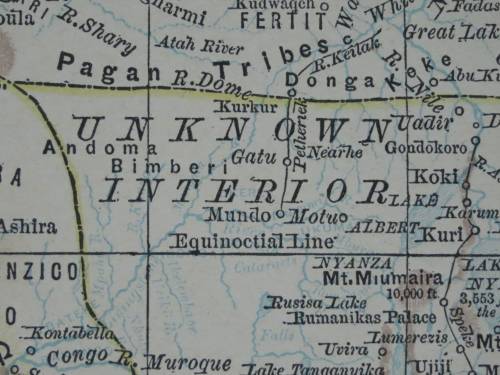 1880 Map of South Africa, Excellent Condition, Original Map Major Railways