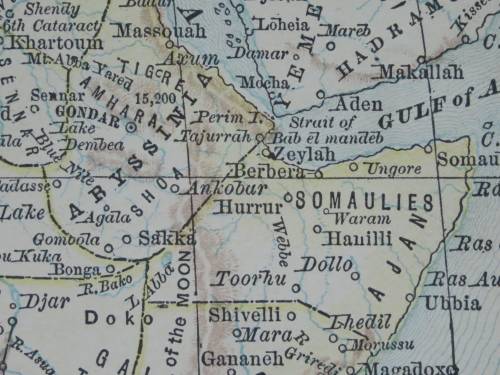 1880 Map of South Africa, Excellent Condition, Original Map Major Railways