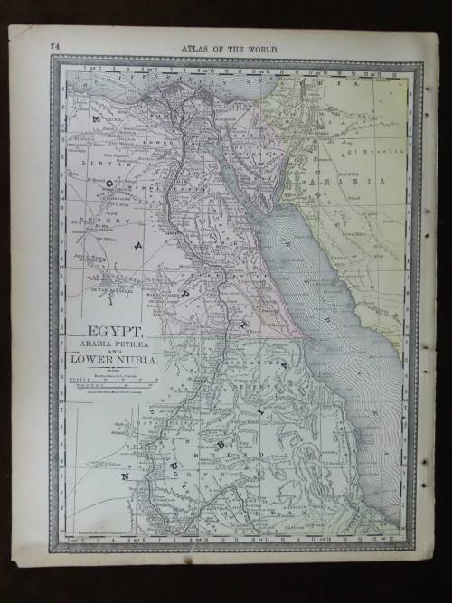 1880 Map of South Africa, Excellent Condition, Original Map Major Railways