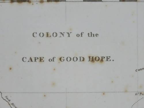 1801 Map of Cape of Good Hope Colony, Good Condition, Original Arrowsmith Map